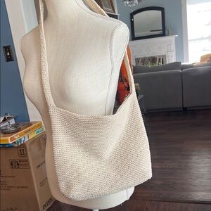 The Sak Ivory Knit Shoulder Bag